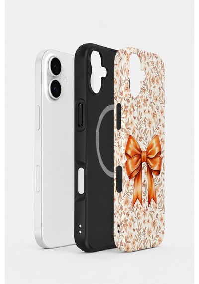 Velvoria Valestra Autumn Floral Bow Apple Apple iPhone Uyumlu 16 Plus Magsafe Koruma Kılıfı Valestra Magline - Autumn Floral Bow Velvoria Valestra Autumn Floral Bow Apple Apple iPhone Uyumlu 16 Plus Magsafe Koruma Kılıfı Valestra Magline - Autumn Floral Bow