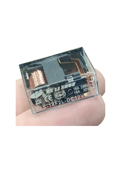 12v 16a Tek Kontak Röle - Hls-14f2l-dc12v-c