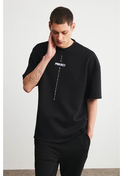 Noıssey Chulchan Shop Project Oversize Siyah T-shirt