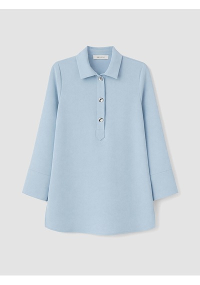 Lcw Everyday Mavi Oversize Kadın Gömlek Tunik