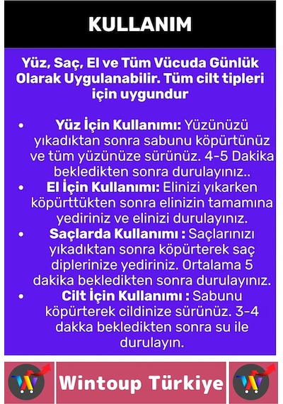 Wintoup Yılan Otu Sabunu 3 x 100 G
