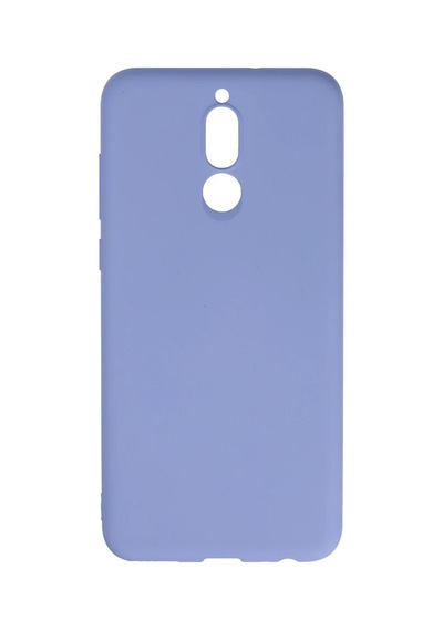 Huawei Mate 10 Lite Kılıf Nano İçi Kadife Silikon - Lila 0.2M-Çok Renkli