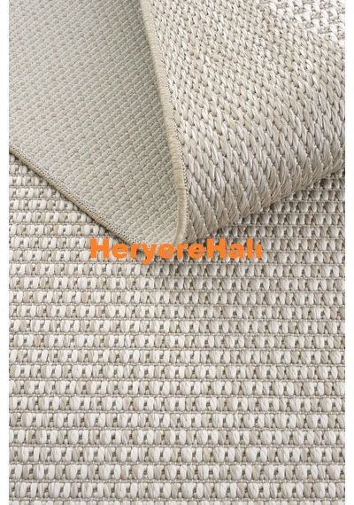 Mono Mno 03 Beıge Hav Toz Vermez Kaymaz Tabanlı Şık Kilim