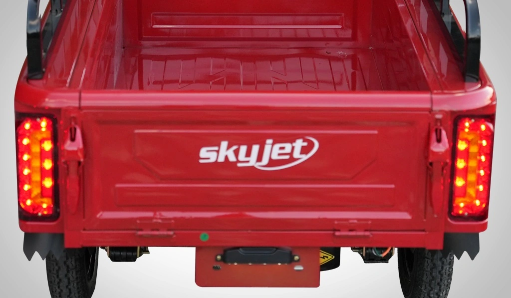 Skyjet Cargo Trio Elektrikli Moped Kırmızı-