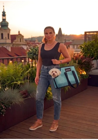 Dönıs Model Kedi Köpek Taşıma Çantası, Turkuaz