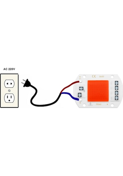 Grow Cob Led 220v 50w Full Spectrum Bitki Yetiştirme Ledi