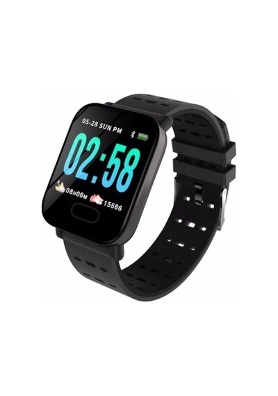 A6 Smart Watch Akıllı Saat Su Geçirmez Nabız Ölçer Metal