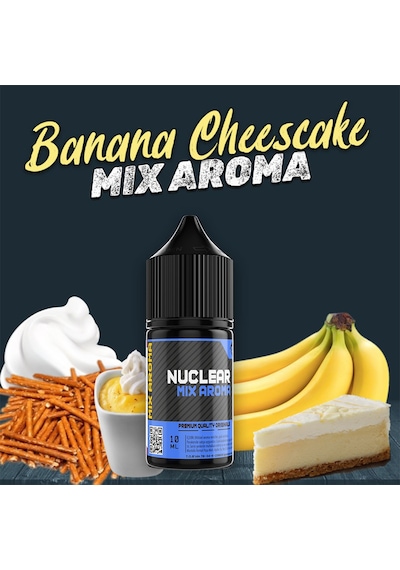 Nuclear Mix Aroma Banana Cheescake Gıda Aroması 10 Ml