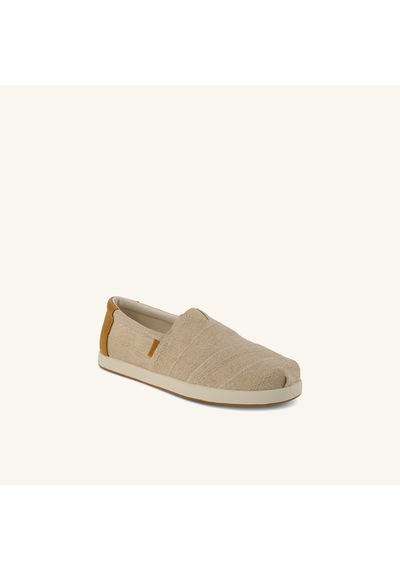 10023174 Natural Espadril Erkek 10023174 Toms Alp Fwd Natural Undyed Stitched Stripe