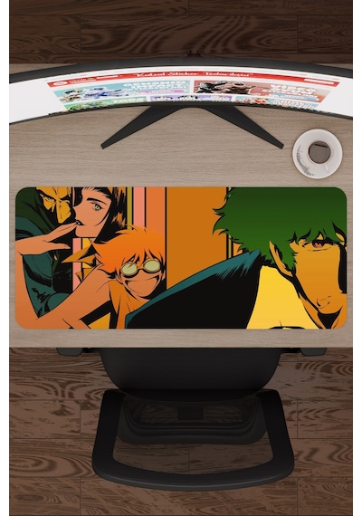 Cowboy Bebop Anime V2 - 70x30 Xl Gaming Kauçuk Kaymaz Taban Mouse Pad Fare Altlığı