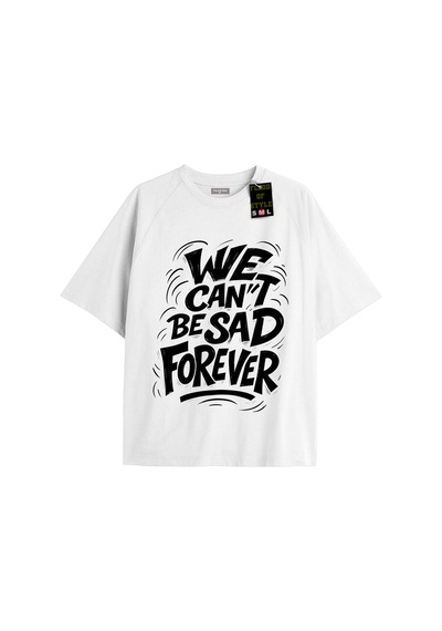 Flood Of Style Beyaz Oversize T-shirt Sonsuzadek Özel Tasarım