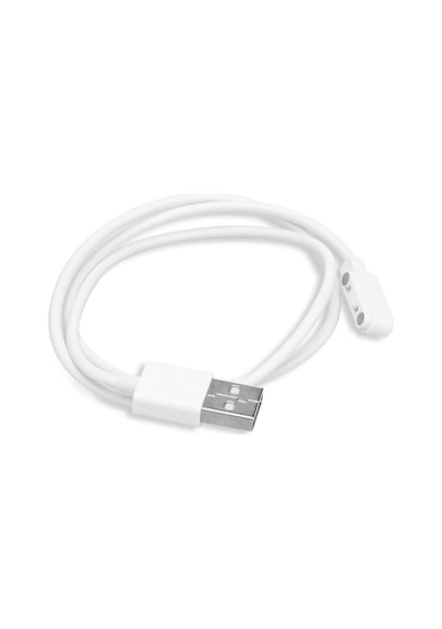 Usb 2 Pin Pogo Kablo Akıllı Saat Manyetik Sabitleyici Şarj Kablosu Gt88 Gt68 Kw08 Kw18 Kw88 Kw98