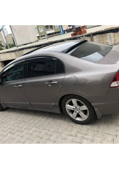 Honda Civic 8 Arka Cam Üstü Spoyler İnce Model Abs 2006-2012