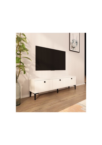 Milani 150 Cm Tv Ünitesi Tv Sehpası Beyaz - Beyaz Beyaz-beyaz