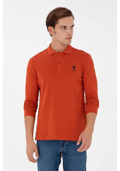 U.s. Polo Assn. Erkek Kiremit Sweatshirt 50289062-vr031 Kiremit