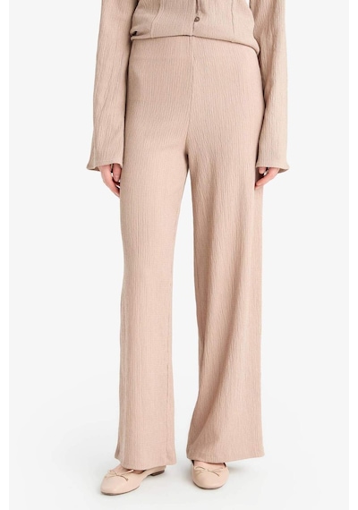 DeFacto Wide Leg Esnek Belli Geniş Paça Bürümcük Pantolon F0057AX25SPBG210 DeFacto Wide Leg Esnek Belli Geniş Paça Bürümcük Pantolon F0057AX25SPBG210