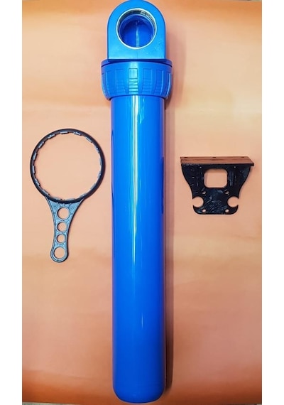 20"-11/4" giriş Çıkışlı Su Arıtma Filtre Kabı 20" Filter Housing Mat Renk Yosun Tutmaz