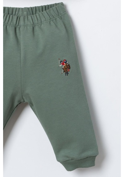 U.S. Polo Assn. Erkek Bebek Kapüşonlu Beyaz Uzun Kol Pijama Takım Usb3178-c-v2 Usb3178-c-v2