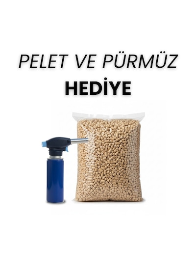 Pelet Soba, Roket Soba, Kamp, Outdoor, Balkon, Teras, Yüksek Kalite Cam Soba-pürmüz&pelet Hediyelib