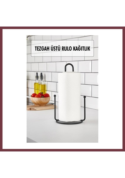 Storeşahin Metal Kağıt Havluluk & Dik Havlu Peçetelik Siyah 28 Cm Shn0720