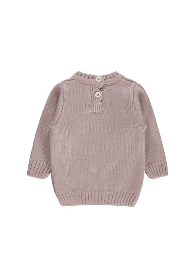 Civil Baby Kız Bebek Triko Kazak 6-18 Ay Pudra