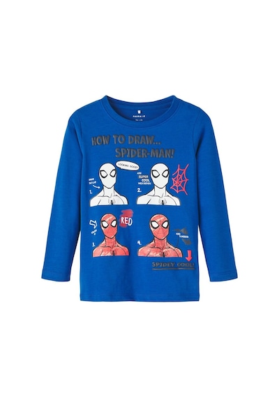 Name It Spiderman Mavi Erkek Çocuk Sweatshirt 13221198 001 Mavi
