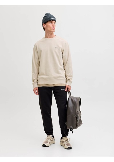 Jack & Jones Jjearchıve Graphıc Sweat Crew Neck Noos Ekru Erkek Sweatshirt 12287995