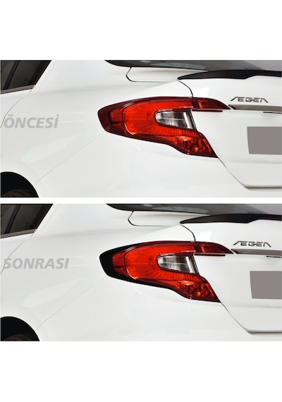 Fıat Egea Stop Çerçeve Sticker-Kolay Uygulama-Uzun Ömürlü