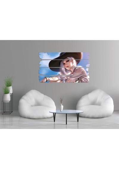 Anime Korsan Kız Mdf Tablo 0297 Model E