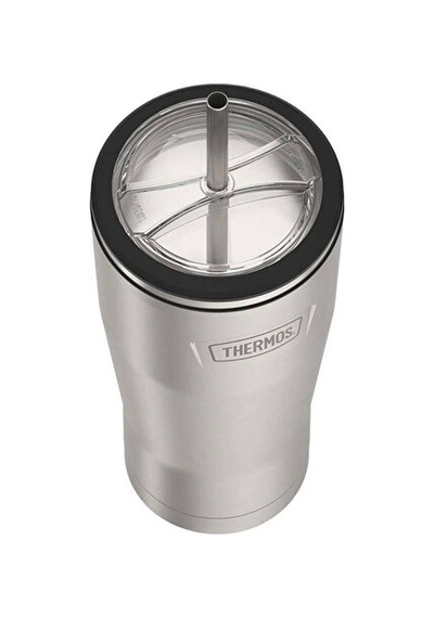 Thermos Icon Is111 0,71l Cold Tumbler Matte Staınless Steel Pipetli Termos Is111-023035 Gri Gri