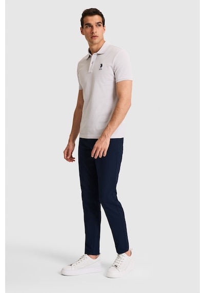 U.s. Polo Assn. Erkek Açık Gri Tişört Basic 50326920-vr001