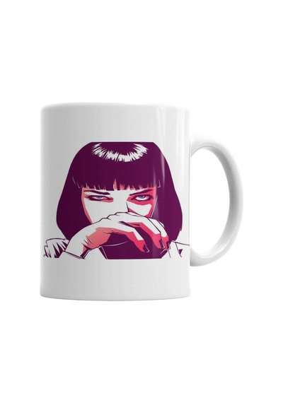 Mia Wallace Pulp Fiction Kupa Bardak Porselen Karışık