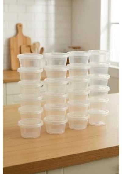 50 Adet 120 Ml Saklama Kabı 4 Oz Kemik Suyu, İlik Suyu, Anne Sütü, Sos Ve Püre Saklama Kabı, Dondurucu Uyumlu Diğer