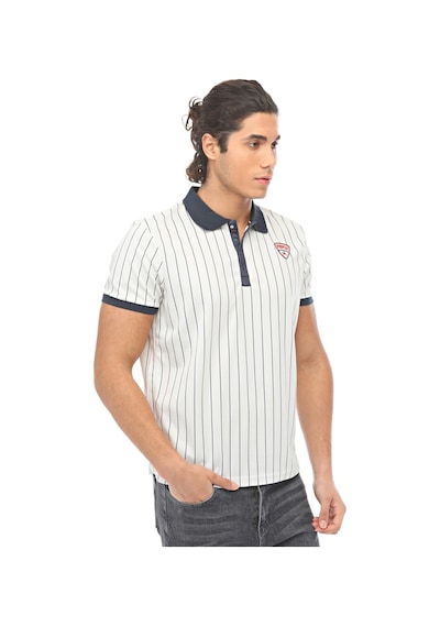 Kappa Raru S.P.Q.O.R Erkek Polo T-Shirt LIBERTAS BEYAZ Beyaz