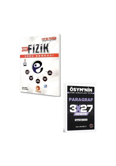 2027 Egzersiz 2027 Tyt Fizik Soru Bankası+ Evp Akademi Paragraf
