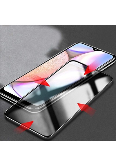 Xiaomi Mi 10 Lite 3D Full Privacy Gizlilik Tempered Cam Ekran Koruyucu Siyah