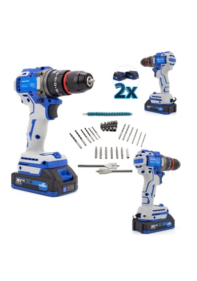 Branzeg BRZB10 10 MM Kömürsüz Vidalama Matkap Mavi