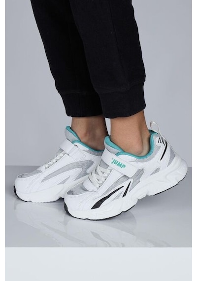 Jump 29604 Üniseks Çocuk Sneaker Günlük Spor Ayakkabı Beyaz Beyaz