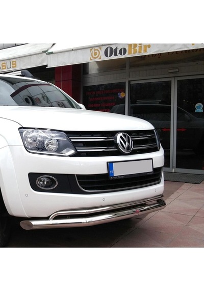 Volkswagen Amarok Ön Krom Koruma Bıyık Paslanmaz  Çelik