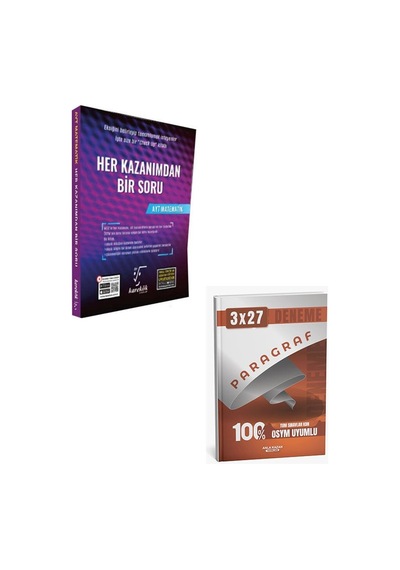 2027 Karekök 2027 Ayt Matematik Her Kazanımdan Bir Soru+anla Kazan Paragraf Deneme