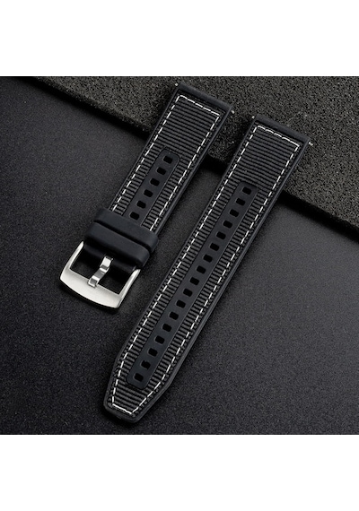 Huawei Uyumlu 22mm Dikişli Hybrid Silikon Kumaş Kordon - Huawei Watch Gt6/gt6 Pro/gt5/gt5 Pro/gt4/watch 4 Pro/gt3/gt3 Pro/gt2/gt2 Pro 46mm Uyumlu Çok Renkli Huawei Uyumlu 22mm Dikişli Hybrid Silikon Kumaş Kordon - Huawei Watch Gt6/gt6 Pro/gt5/gt5 Pro/gt4/watch 4 Pro/gt3/gt3 Pro/gt2/gt2 Pro 46mm Uyumlu Çok Renkli