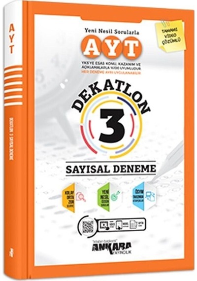 AYT Sayısal Dekatlon 3 Deneme- Ankara Yayıncılık