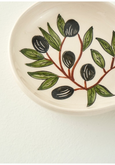 Bella Maison Olive Kirli Kaşıklık Beyaz 11,5x24 Cm Çok Renkli
