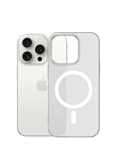 Apple Uyumlu iPhone Buff 16 Pro Magsafe Slimfy Kılıf White