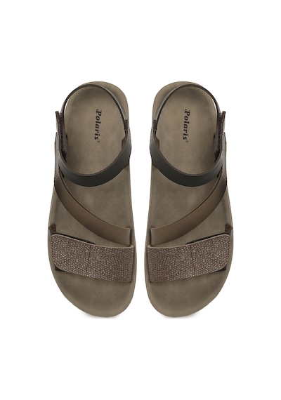 Polaris 409106.z6fx Bronz Kadın Comfort Sandalet 000000000102252290 Altın