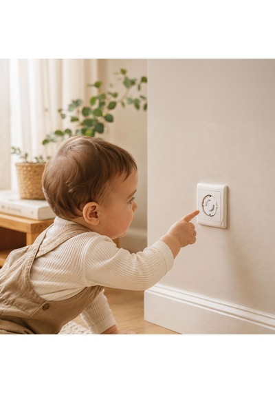 Wee Baby Priz Koruyucu 6 Lı Bebek Çocuk Güvenlik Priz Kapağı