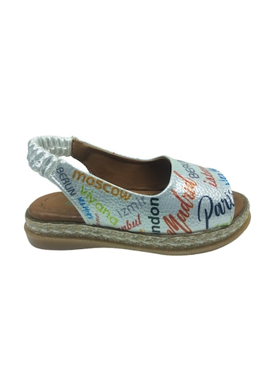 Ortopedikal 1506 (Plm) Kız Çocuk Sandalet Ayakkabı Baskılı (496501850) Gümüş