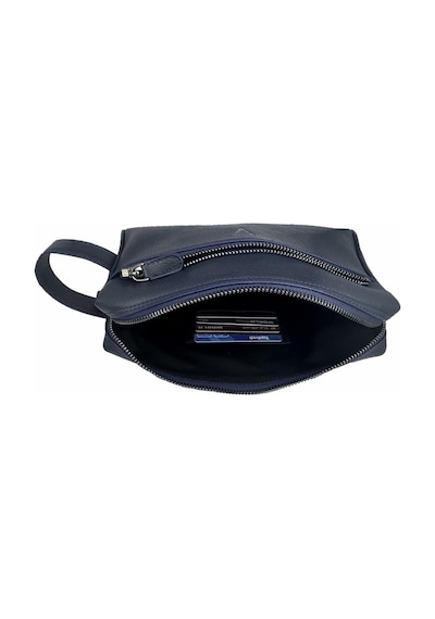 Çanta Yurdu Hakiki Deri Ca251 Dopp Kit El Çantası Lacivert Lacivert