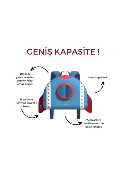 Zoyzoıı Dream Serisi Sırt Çantası / Space Çok Renkli