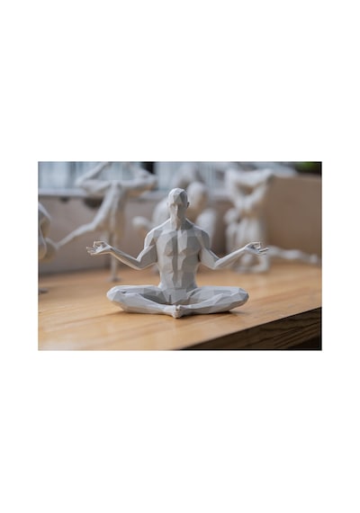 Yoga/meditasyon Yapan İskandinav Tarzı Biblo Heykel Figür Dekor Dekorasyon Hediyelik Denge Ve Huzur 6